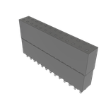 Conn Elevated Socket SKT 26 POS 2.54mm Solder ST Top Entry Thru-Hole Tube