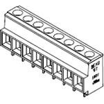 Conn Eurostyle Block 8 POS 10.16mm Solder ST Thru-Hole 60A/Contact Eurostyle™