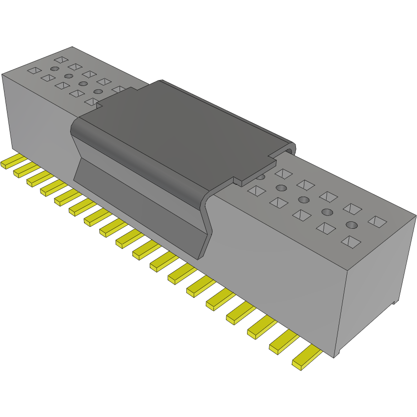 Samtec-CLE-118-01-G-DV-A-P-TR 连接器插头及 PCB 插座 Conn Socket Strip SKT 36 POS 0.8mm Solder ST SMD T/R