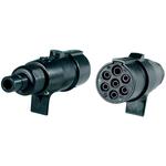 Littelfuse-00595400 Steckverbinder, rund Connectors 7-Pole ADR Plastic Body Sockets And Plugs