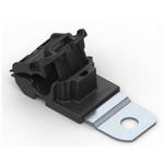 HellermannTyton-151-01637 Kabelschellen und -clips Cable Management, Ratchet P-Clamp Steel Black Cable Mount 62mm Pack