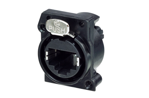 Neutrik Group-NE8FAH-C5 Steckverbinder, Telefon und Telekommunikation Conn RJ-45 RCP 8 POS 1.27mm Solder RA Thru-Hole 8 Terminal 1 Port Cat 5e