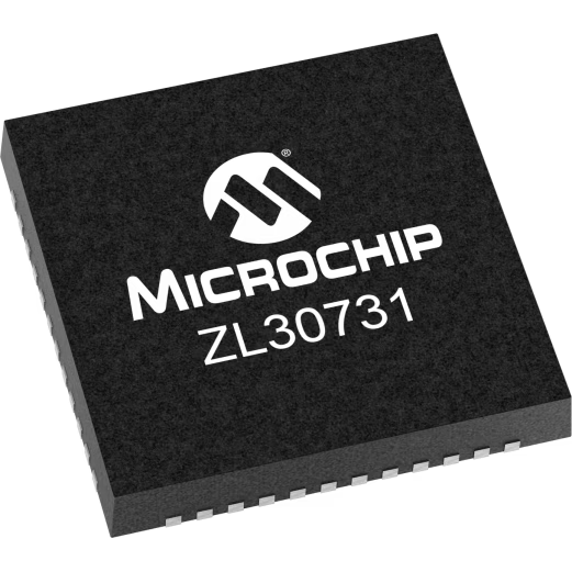 Microchip Technology-ZL30731LDG1S Générateur d'horloge et synthétiseur Clock Generator 0.0000005MHz to 1.25GHz-IN 750MHz-OUT 48-Pin VQFN EP Tray