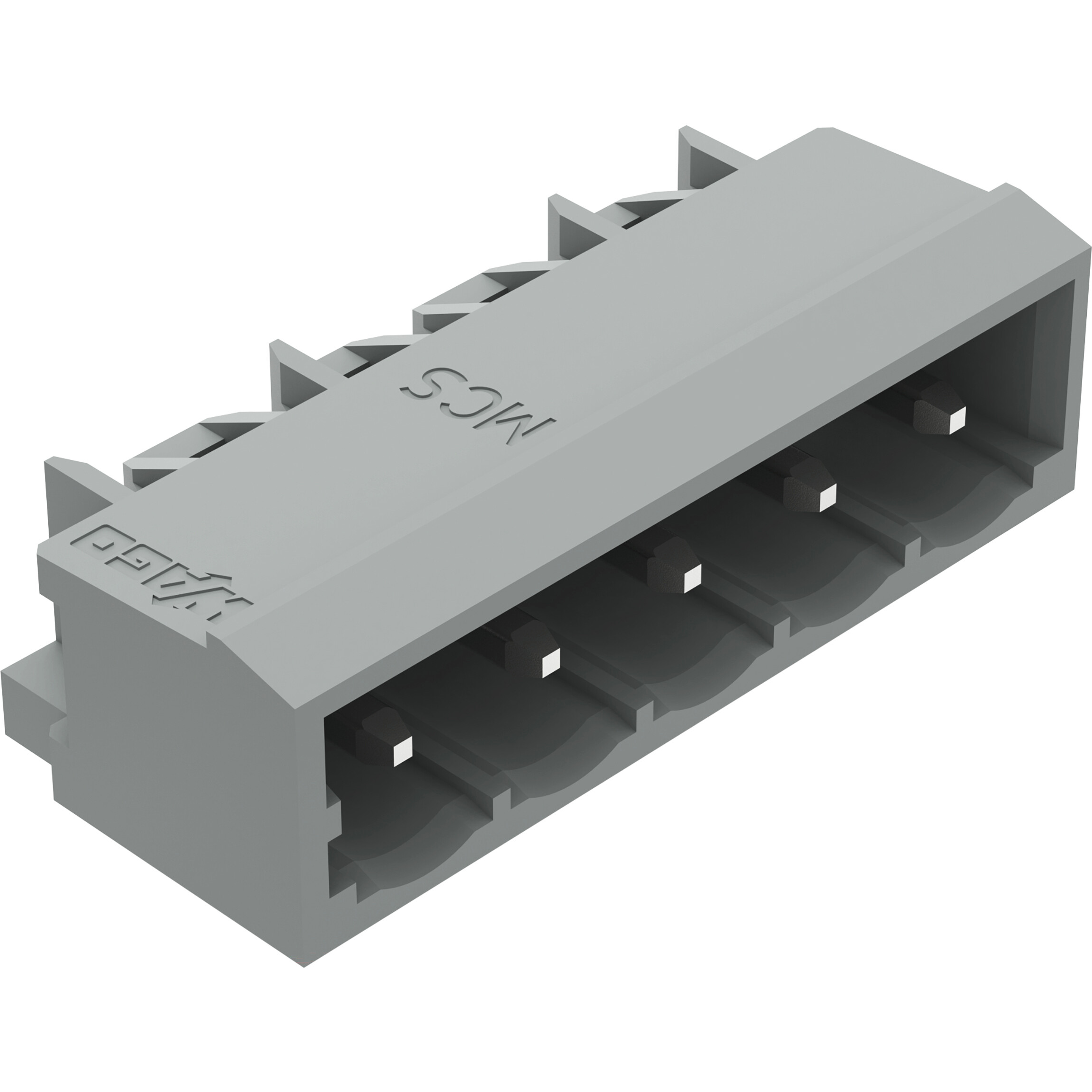 WAGO-231-465/001-000 Steckverbinderleisten und Leiterplattenbuchsen Conn Wire to Board M 5 POS 5mm Solder RA Side Entry Thru-Hole Box