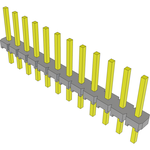 Conn Unshrouded Header HDR 12 POS 2.54mm Solder ST Top Entry Thru-Hole Bulk