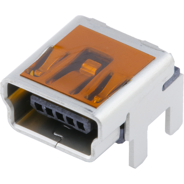 Molex-5003300572 Steckverbinderleisten und Leiterplattenbuchsen Conn Wire to Board F 5 POS 0.8mm Solder RA SMD USB T/R