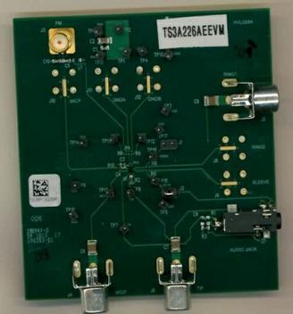 Texas Instruments-TS3A226AEEVM Development Kits and Tools TS3A226A Analog Switch Multiplexer Evaluation Board