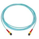 TE Connectivity-2160304-3 Glasfaserkabel-Baugruppen MPOptimate MPO Patch Cord, Multimode, 24 fibers, MPO to MPO, aqua, 3 m
