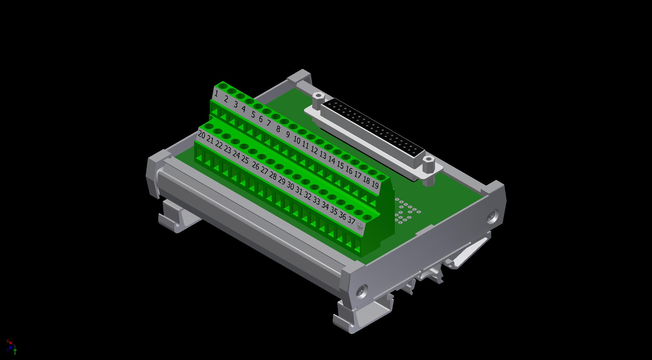 Altech Corporation-5748.2 Steckverbinder, andere Conn D-Subminiature to Terminal Block Module F 37/37 POS