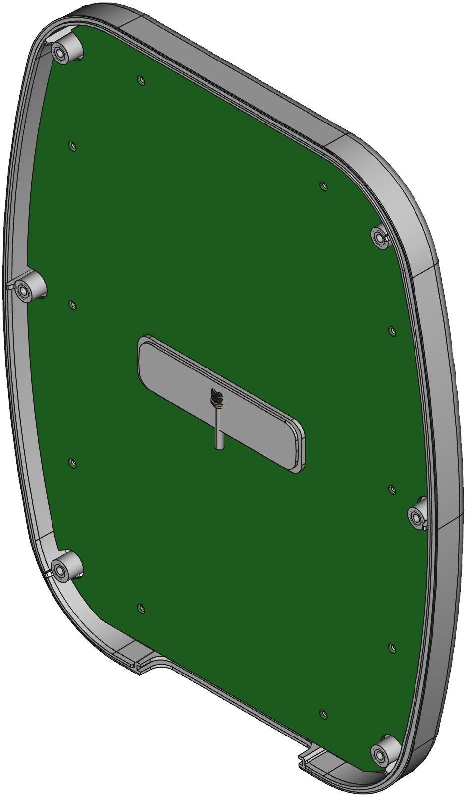 Hammond Manufacturing-1599TABLGY Kästen, Gehäuse und Gestelle Light Gray Acrylonitrile Butadiene Styrene Tablet Enclosure