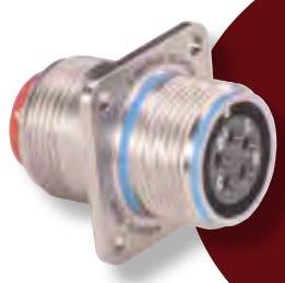 Amphenol-MS3450LS20-18PW-LC Steckverbinder, rund Conn Circular PIN 9 POS Crimp ST Wall Mount 9 Terminal 1 Port