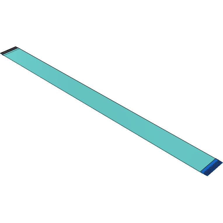 Samtec-FJ-20-R-49.50-4 Flachband Kabelbaugruppen Cable Assembly 1.257m 1mm 20 to 20POS FFC to FFC Bulk