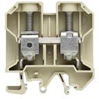 Weidmuller-0339860000 连接器接线板 Conn Feed-Through Terminal Block 2 POS Screw ST T DIN Rail 115A