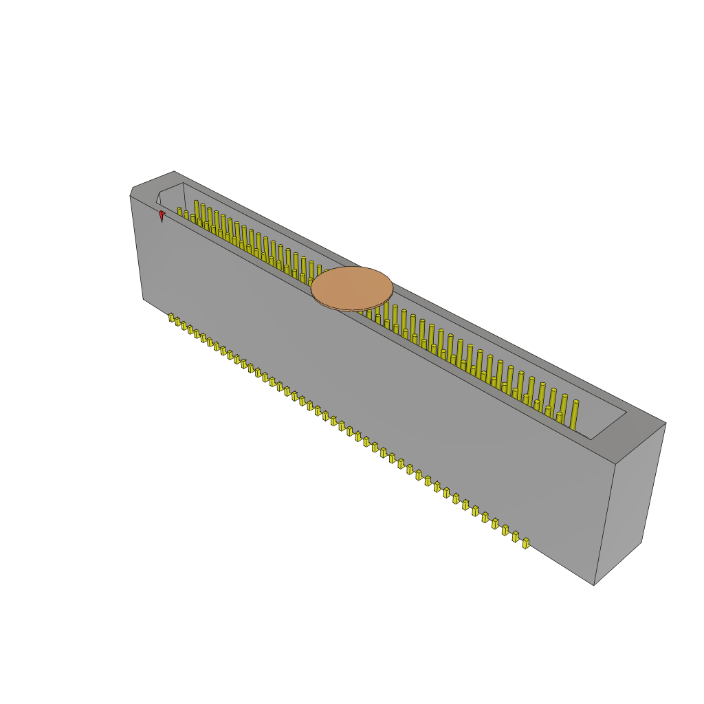 Samtec-TEM-145-02-07.0-H-D-A-K Piastre connettori e prese PCB Conn Shrouded Header (4 Sides) HDR 90 POS 0.8mm Solder ST Top Entry SMD Tray