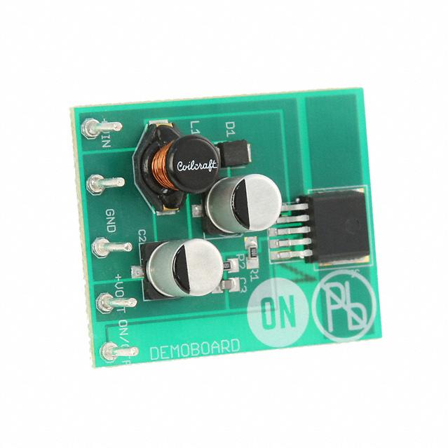 onsemi-LM2595ADPBCKGEVB Energiemanagement, Entwicklungsplatinen und -kits LM2595DSADJG DC to DC Converter and Switching Regulator Chip 40V Output Evaluation Board