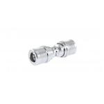 Radiall-R123703000 RF-Steckverbinder Conn QMA Adapter 0Hz to 6GHz 50Ohm ST M/M Gold Over Copper
