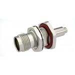 Conn TNC 0Hz to 1.5GHz 50Ohm Crimp ST Panel Mount F Gold Over Nickel