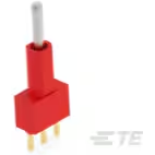 TE Connectivity-2-1825142-0 Basculeur de commutateur Switch Toggle ON None ON SPDT Long Bat Lever PC Pins 20VAC 20VDC 0.4VA PC Mount Bulk