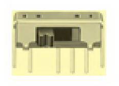 knitter-switch-MFP213PRA Switch Slide Switch Slide ON ON ON Side Slide 0.2A 12VDC 10000Cycles PC Pins Bracket Mount/Through Hole