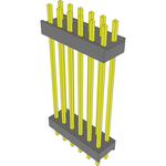 Conn Board Stacker HDR 12 POS 2.54mm Solder ST Top Entry Thru-Hole Bulk