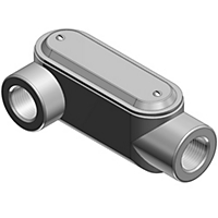 Thomas & Betts-LR57CG-TB Kabelzubehör Cable Accessories Conduit Body Iron Gray Epoxy Powder/Zinc