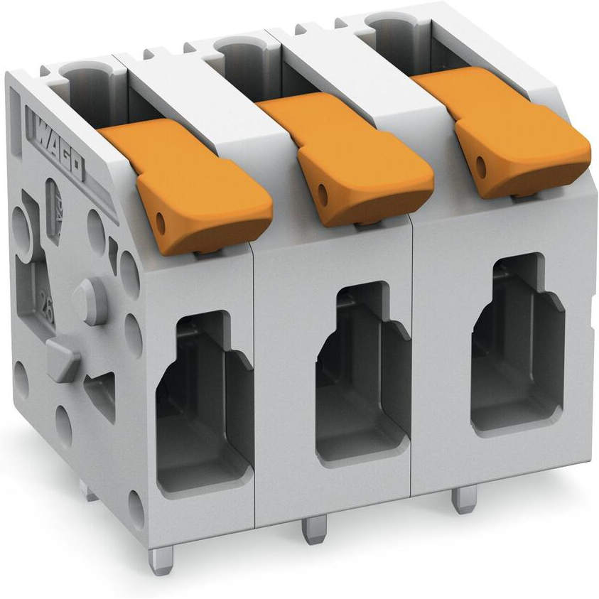 WAGO-2604-1302 Blocchi terminali connettore Conn Terminal Block 2 POS 7.5mm Solder ST Thru-Hole 32A Box