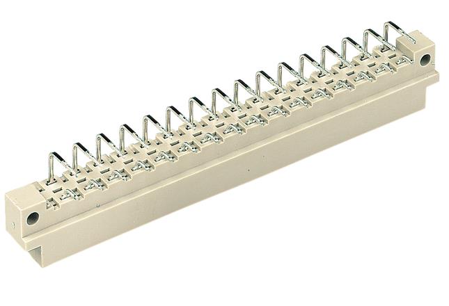 HARTING-09041322921 Steckverbinder, Mutterplatine Conn DIN 41612 M 32 POS 5.08mm Solder RA Thru-Hole