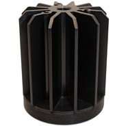 Advanced Thermal Solutions-ATSEU-110-C1-R0 Kühlkörper Heat Sink Passive Screw Mount Aluminum Black Anodized