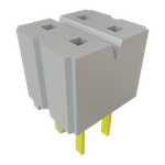 Conn Socket Strip SKT 4 POS 2.54mm Solder ST Top Entry Thru-Hole Bulk