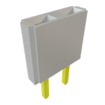 Conn Socket Strip SKT 2 POS Solder ST Thru-Hole Tube