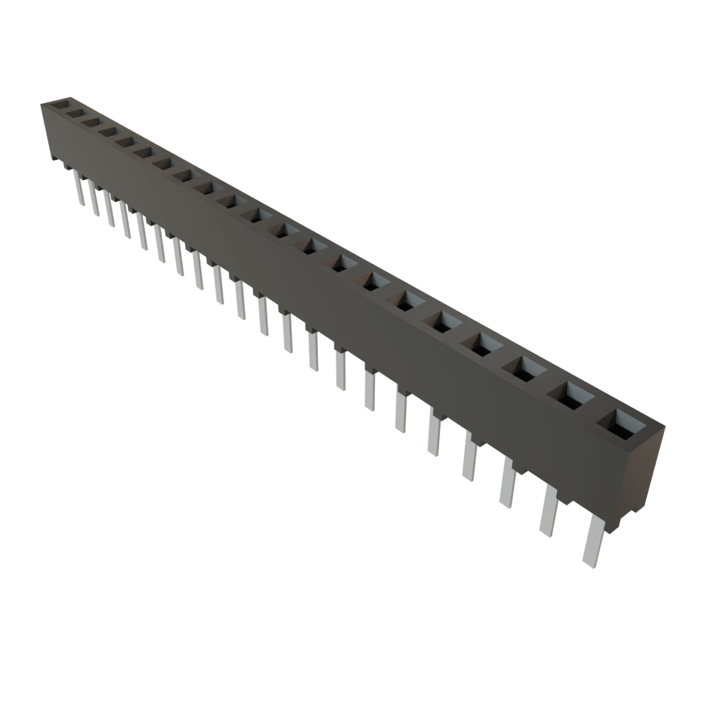 Samtec-SMM-121-01-S-S Connector Headers and PCB Receptacles Conn Socket Strip SKT 21 POS 2mm Solder ST Top Entry Thru-Hole TIGER EYE™ Tube