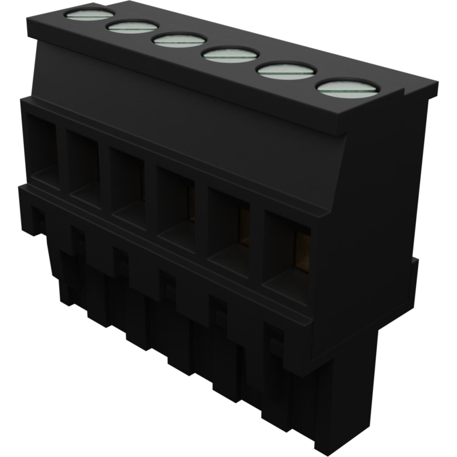 Molex-39533-3506 Blocchi terminali connettore Conn Eurostyle Block F 6 POS 5.08mm Screw ST Cable Mount 18A/Contact Eurostyle™