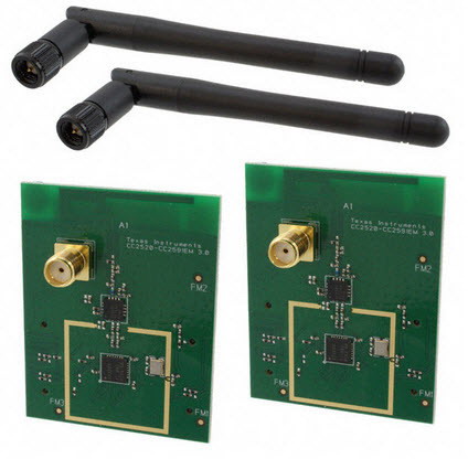 Texas Instruments-CC2520-CC2591EMK RF/Drahtlos-Entwicklungsplatinen und Kits CC2591 RF Front End Evaluation Kit