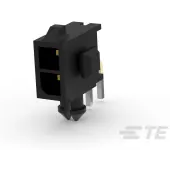 TE Connectivity-3-794620-2 Connector Headers and PCB Receptacles Conn Wire to Board HDR 2 POS Solder RA Side Entry Thru-Hole MATE-N-LOK™ Tray