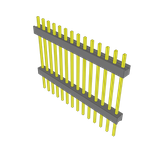 Conn Board Stacker HDR 14 POS 2.54mm Solder ST Top Entry Thru-Hole Bulk
