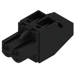 Conn Plug-in Terminal Block F 2 POS 5mm Clamp RA Cable Mount 20A Box