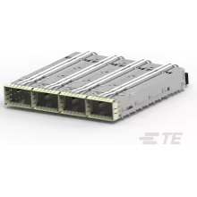 TE Connectivity-2-2338495-1 Accessori per connettori Connector Accessories Cage Right Angle Stainless Steel Nickel