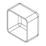 Box Track, Festoon End Cap, Aero-Motive Box-Track Festoon Systems