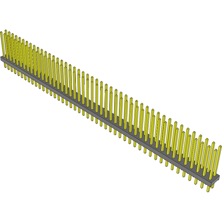 Samtec-MTMM-146-11-G-D-410 连接器插头及 PCB 插座 Conn Unshrouded Header HDR 92 POS 2mm Solder ST Top Entry Thru-Hole Bulk