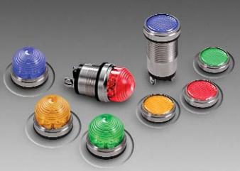 Dialight-556-1909-304F Panel Mount Indicators LED Panel Mount Indicator Uni-Color Orange 6000mcd 2-Pin