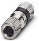 PHOENIX CONTACT-1506781 Sensor Accessories Connector, Universal, 4-position, Socket straight M8