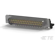 TE Connectivity-5747843-3 Conector D-subminiatura Conn D-Sub PIN 37 POS 1.38mm Solder RA Thru-Hole 37 Terminal 1 Port Tray