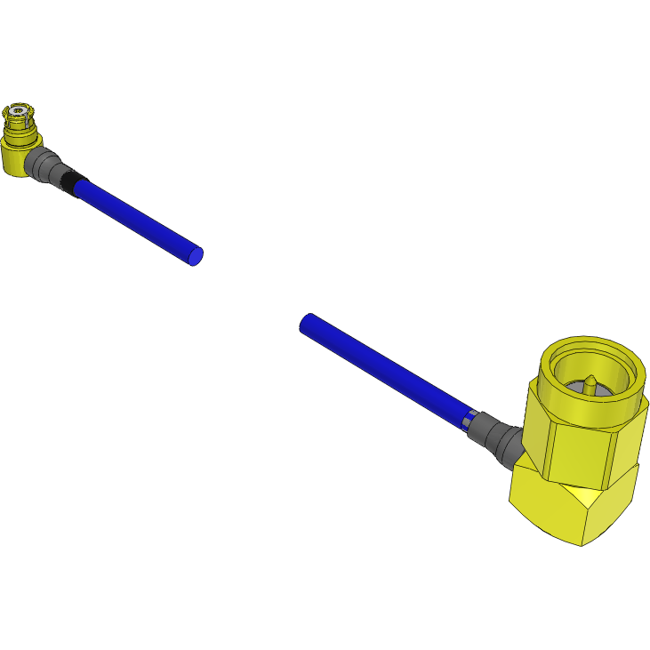 Samtec-RF405-00RJ7-01RP1-0170 Kabelbaugruppen Koaxial Microwave Cable Assembly Coaxial