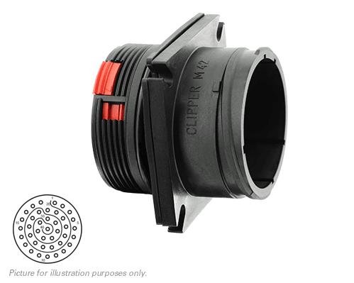 SOURIAU-CL1M4202 连接器配件 Connector Accessories Housing Straight