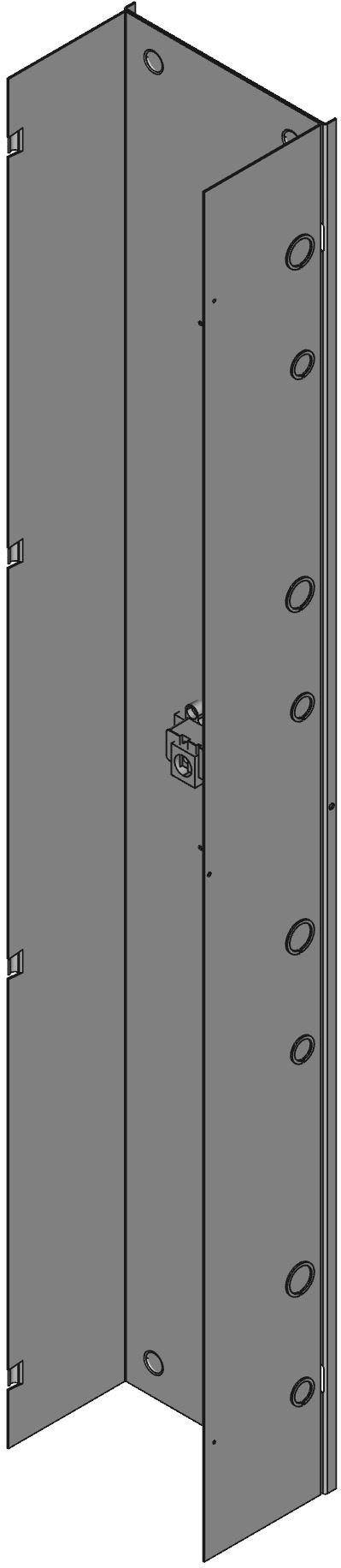Hammond Manufacturing-CST5403 Kästen, Gehäuse und Gestelle Splitter Troughs NEMA 1