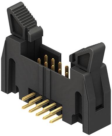 CnC Tech, LLC-3010-10-002-12-00 Connector Headers and PCB Receptacles Conn Ejector Header HDR 10 POS 2.54mm Solder RA Side Entry Thru-Hole