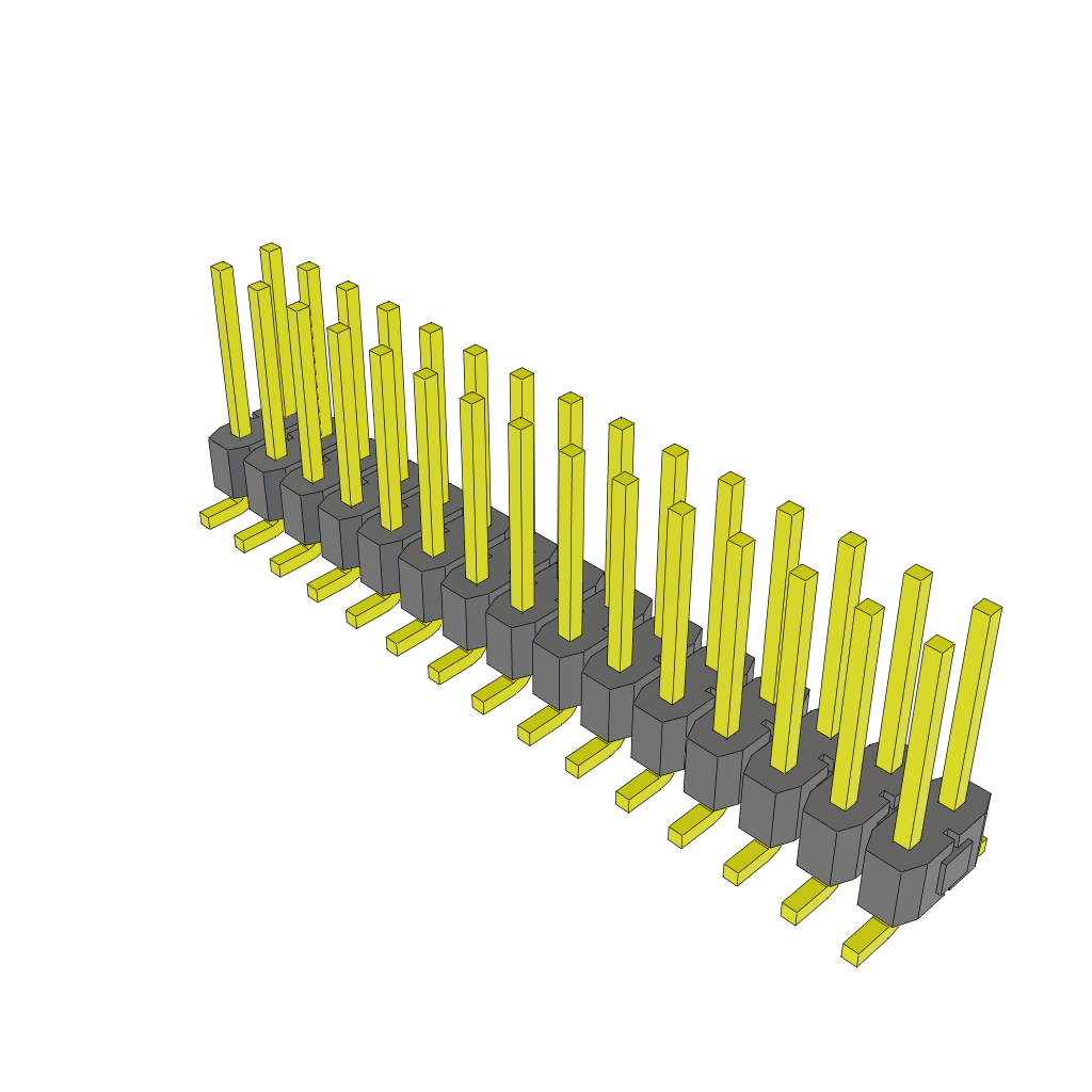 Samtec-TSM-115-02-T-DV-TR Steckverbinderleisten und Leiterplattenbuchsen Conn Unshrouded Header HDR 30 POS 2.54mm Solder ST Top Entry SMD T/R