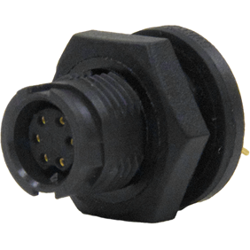 Switchcraft-EN2P6F26 Connector Circular Conn Circular SKT 6 POS Crimp/Solder ST Panel Mount 6 Terminal 1 Port Bulk