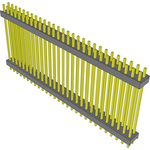Conn Board Stacker HDR 56 POS 2.54mm Solder ST Top Entry Thru-Hole Bulk