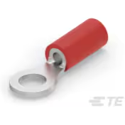 TE Connectivity-2-32948-1 Steckverbinderanschlüsse Ring Tongue Terminal 16-22AWG Copper Red 20.55mm Tin T/R